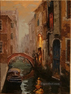 Morning Mist in Venice Oil Paintings